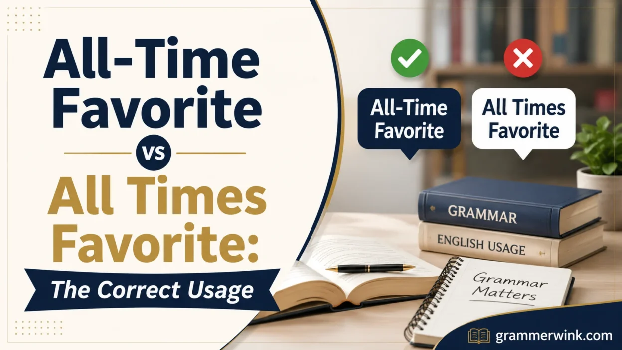 All-Time Favorite vs All Times Favorite: The Correct Usage