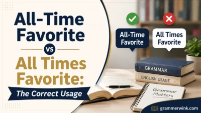 All-Time Favorite vs All Times Favorite: The Correct Usage