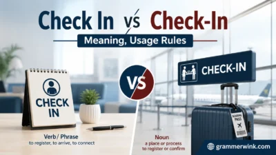 Check In vs Check-In: Meaning, Usage Rules