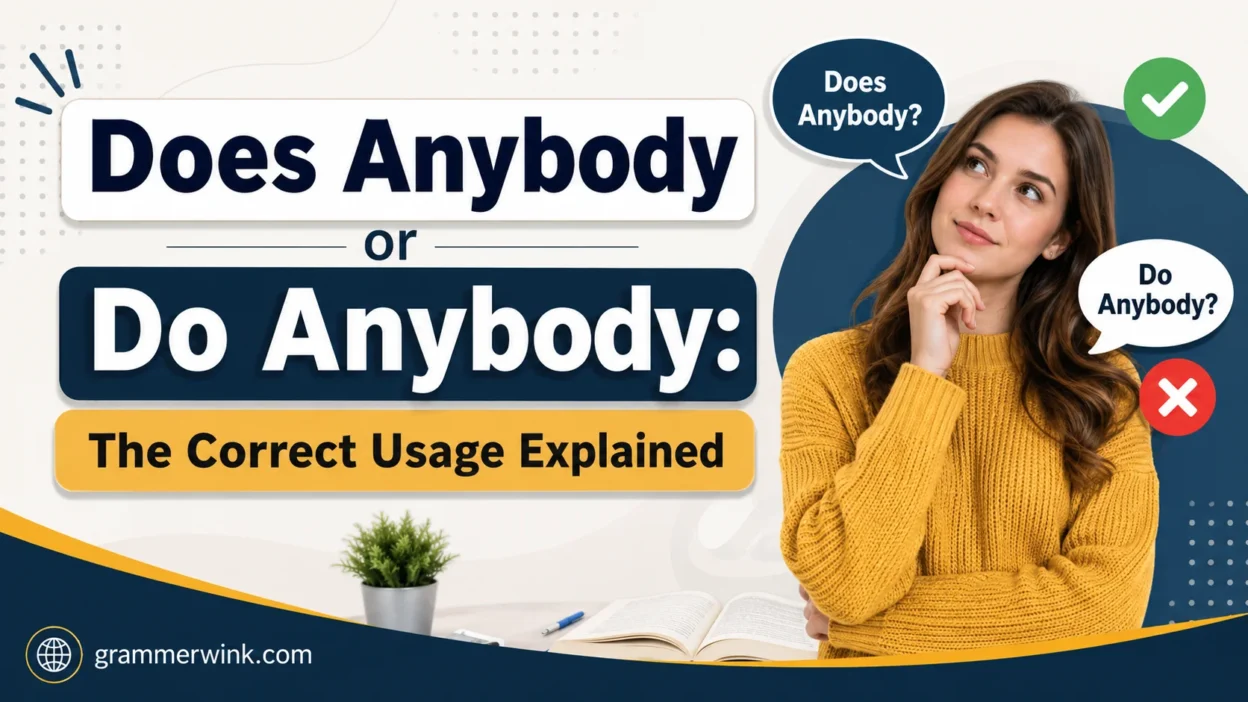 Does Anybody or Do Anybody: The Correct Usage Explained 