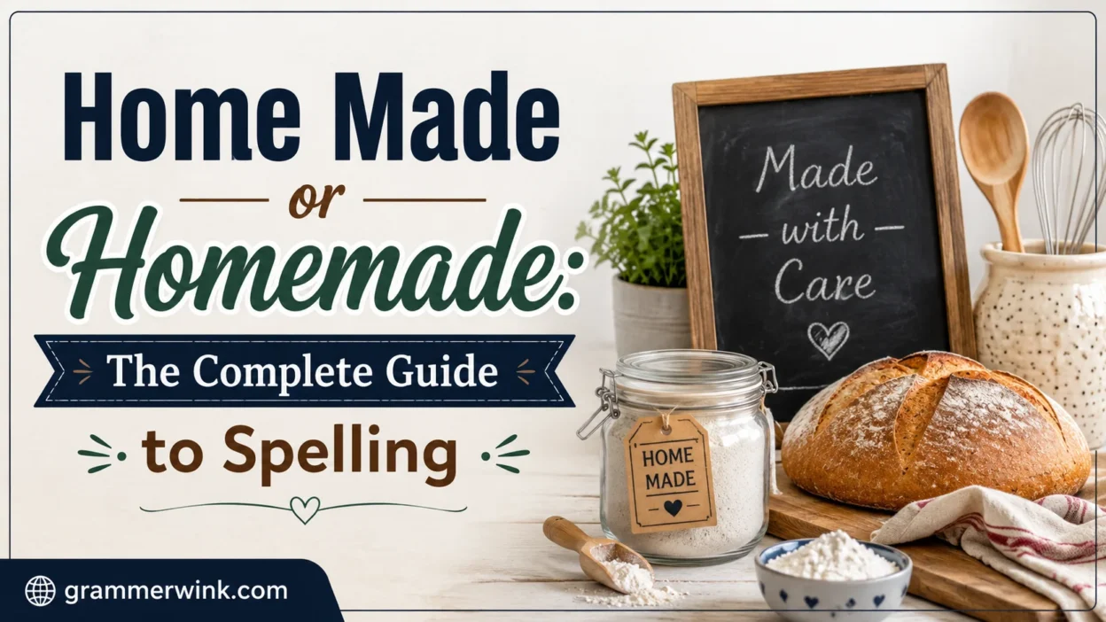 Home Made or Homemade: The Complete Guide to Spelling