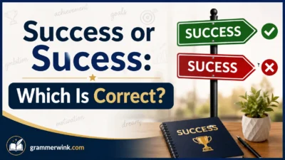 Success or Sucess: Which Is Correct?
