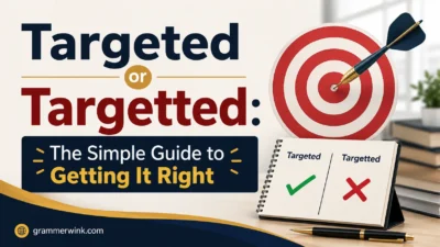 Targeted or Targetted: The Simple Guide to Getting It Right 