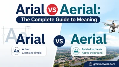 Arial vs Aerial: The Complete Guide to Meaning