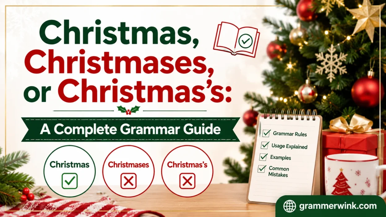 Christmas, Christmases, or Christmas’s: A Complete Grammar 