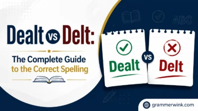 Dealt vs Delt: The Complete Guide to the Correct Spelling