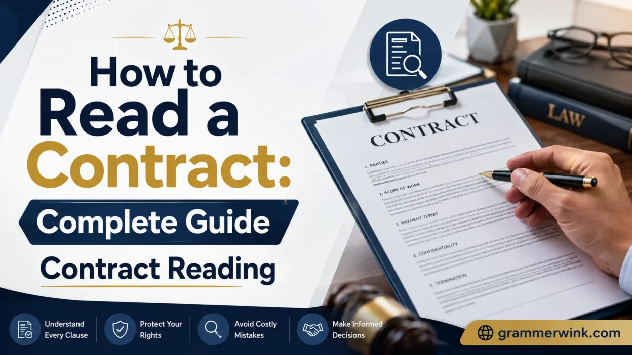How to Read a Contract: Complete Guide Contract Reading 