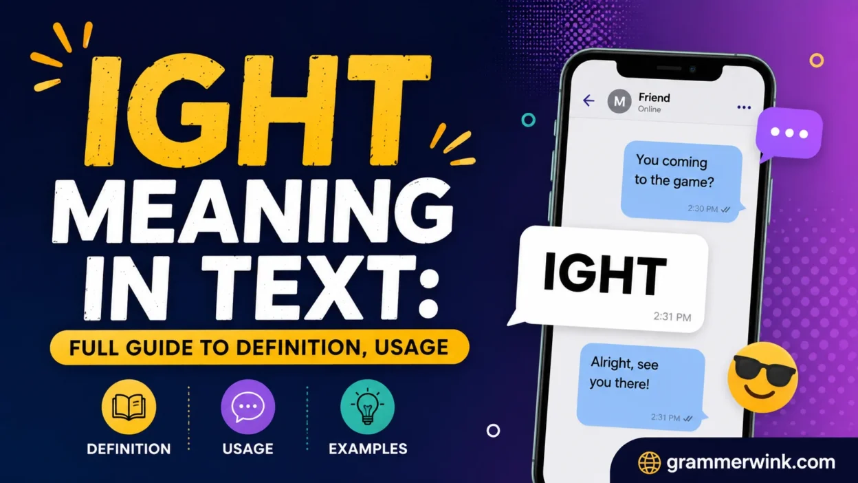 IGHT Meaning in Text: Full Guide to Definition, Usage