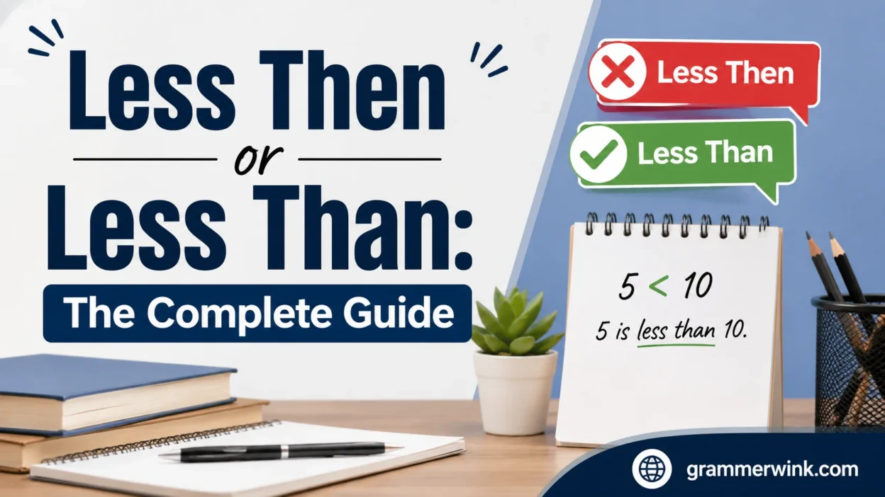 Less Then or Less Than: The Complete Guide