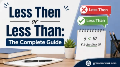 Less Then or Less Than: The Complete Guide