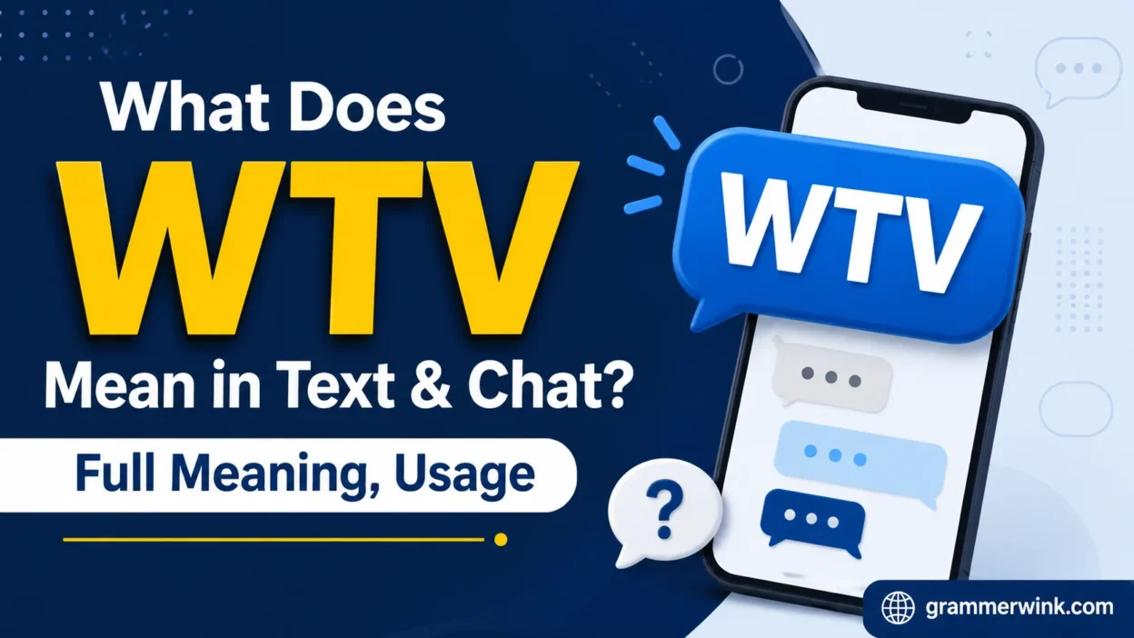 What Does WTV Mean in Text & Chat? Full Meaning, Usage