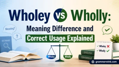 Wholey vs Wholly: Meaning Difference and Correct Usage Explained 